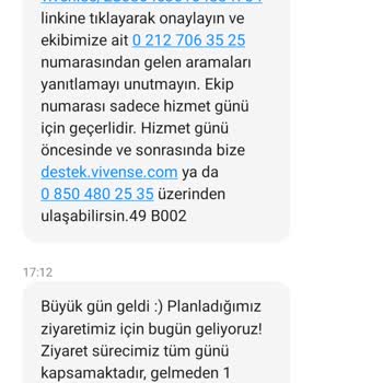 Vivense Teslimat Süresi Şikayet