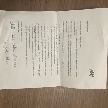 H&M Lekeli Olduğu Gerekçesiyle Ürün İadesi Almadı