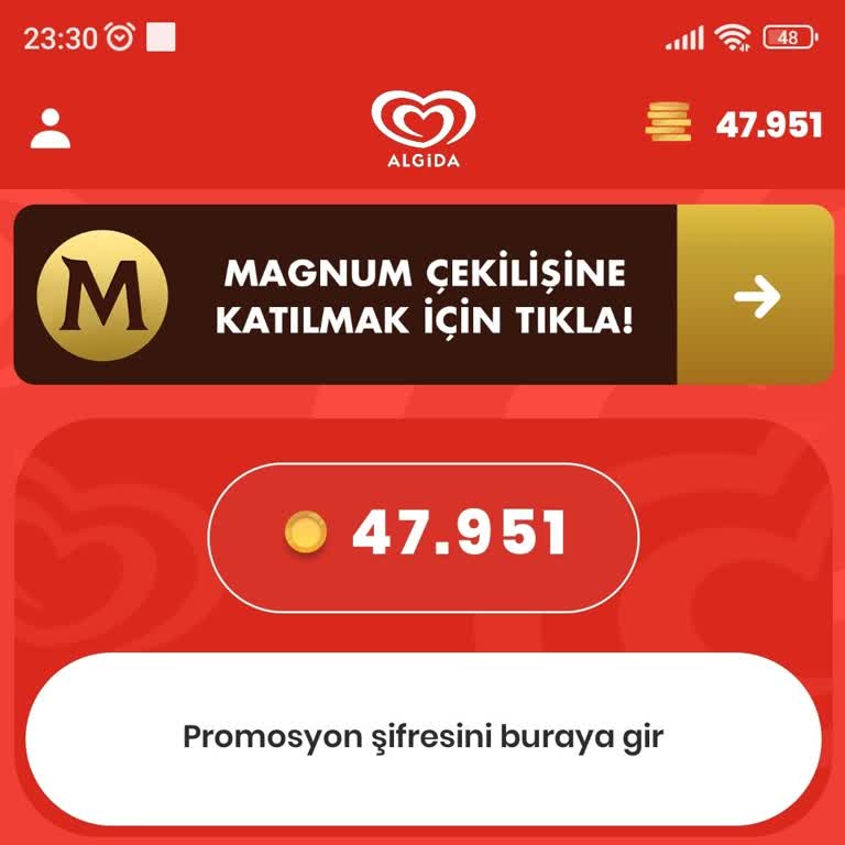 Magnum Algida Puan Hiçbir Yerde Kullanılmıyor