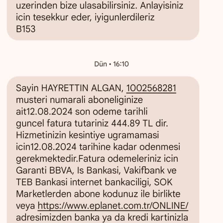 E-Planet İnternet Haksız Yere Yapılan Zam