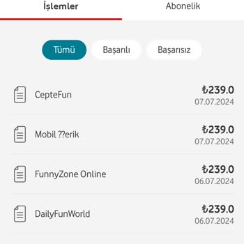 Ceptefun Benden Habersiz Faturama Yansıyan Para!