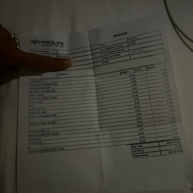 Medlife Bodrum Tıp Merkezi Medlife Benden 530 Euro Ücret Almıştır