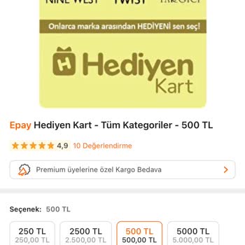 Hediyenkart.com Hepsiburada Çekinin Kaldırılmasıyla Mağduriyet Yaşadık!