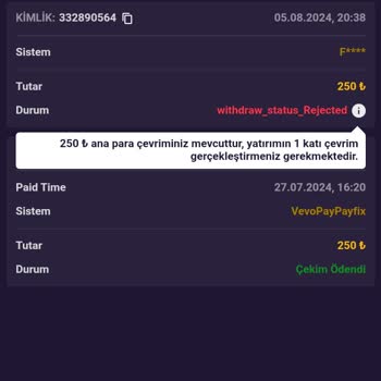 Betvar Bahis Betvar Yatırım Yaptıktan Sonra Oyunlar Açmıyor