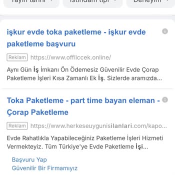 Savaş Paketleme (offliccek. Online) Evde Paketleme Papara Personel Hesabı Onayı İçin T. C. Alındı