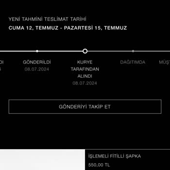 Zara Siparişim 1 Aydır Teslim Edilmedi.