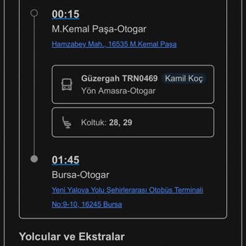 Kamil Koç Otobüs Gecikmesi Ve Saygısız Personel Nedeniyle Mağduriyet