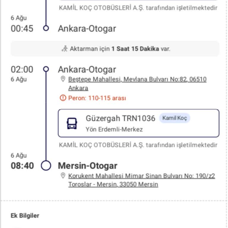 Kamil Koç, Beklenmedik Uzun Rötar