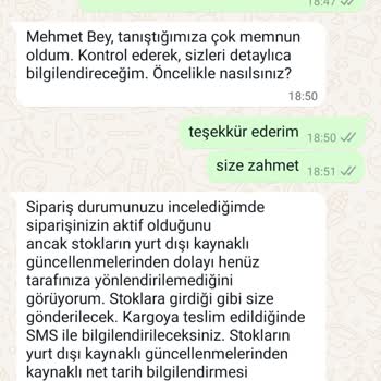 Dyson Parça Sorununun Giderilememesi