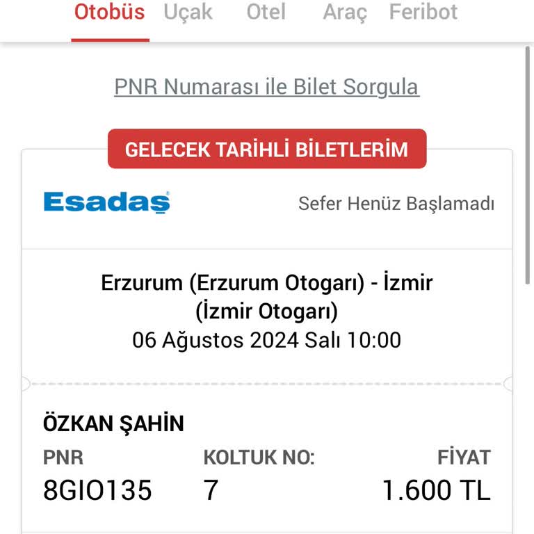 Obilet Benim Paramı Keserek Bileti İptal Edip Mağdur Etti