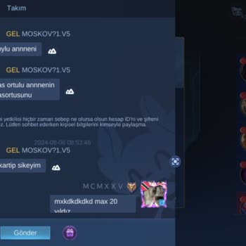 Mobile Legends Ağır Küfür Ve Hakaret
