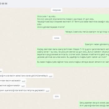 Sandalie Koçtaş'tan Sipariş Edilen Kanepelerin Teslimat Sorunu