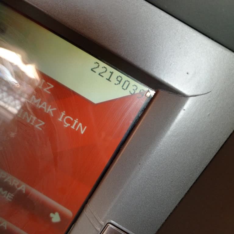 Ziraat Bankası 22 19 039 Numaralı ATM Sürekli Arızamı