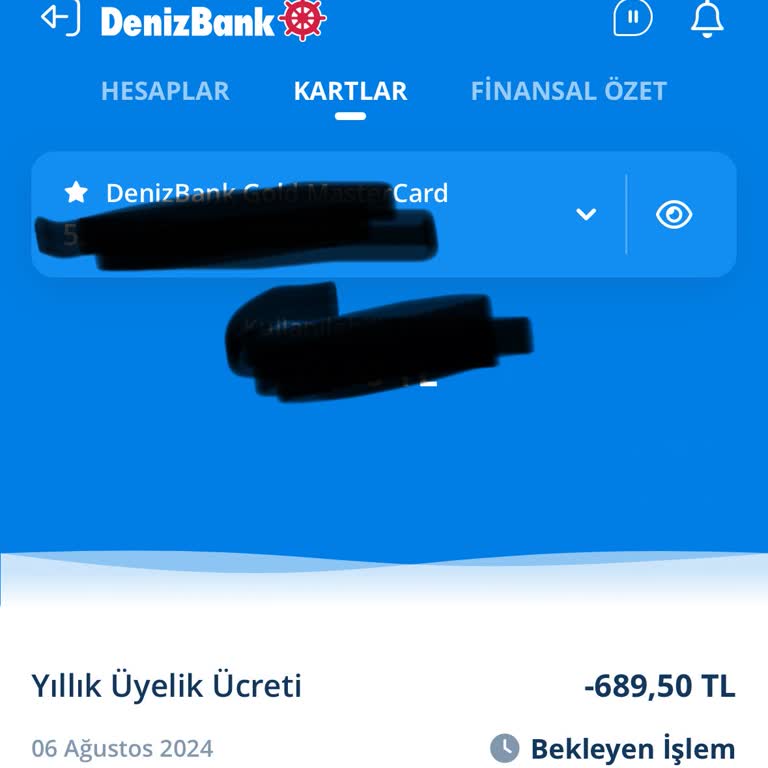 Denizbank Kredi Kartı Yıllık Ücret