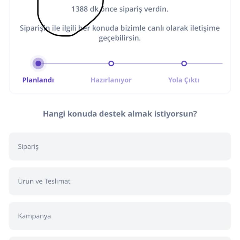"Getir"sipariş Teslim Edilmemesi