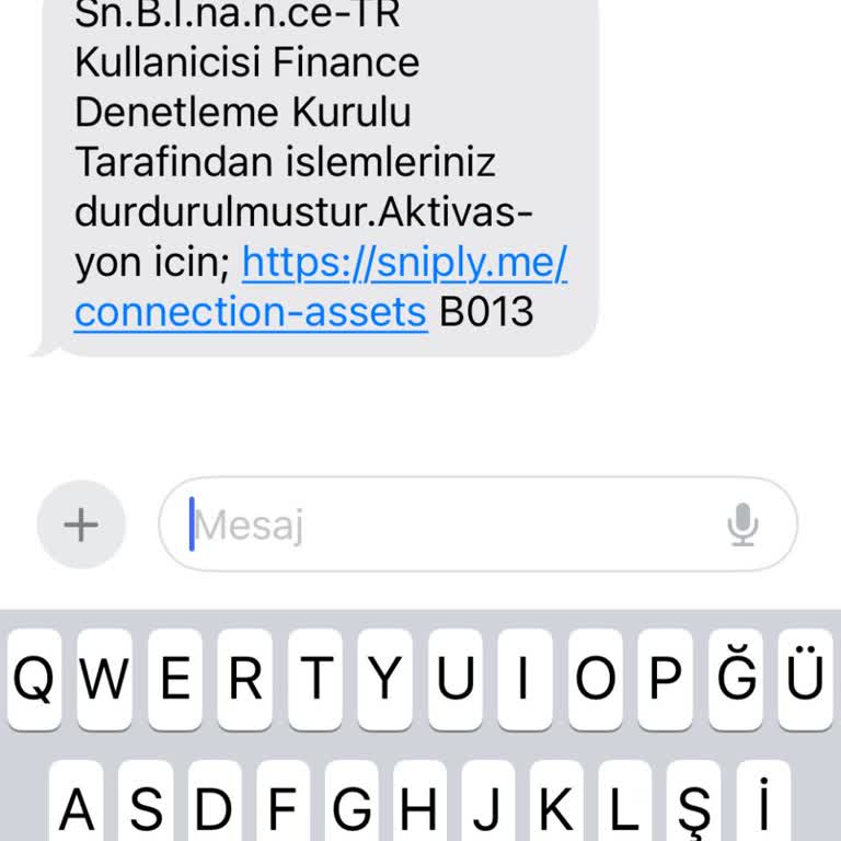 Binance Gelen Mesaj Hakkında