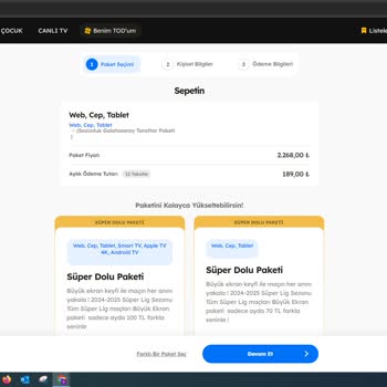 Tod TV Taraftar Paket Fiyatı Ana Sayfada Yazanla Aynı Değil.