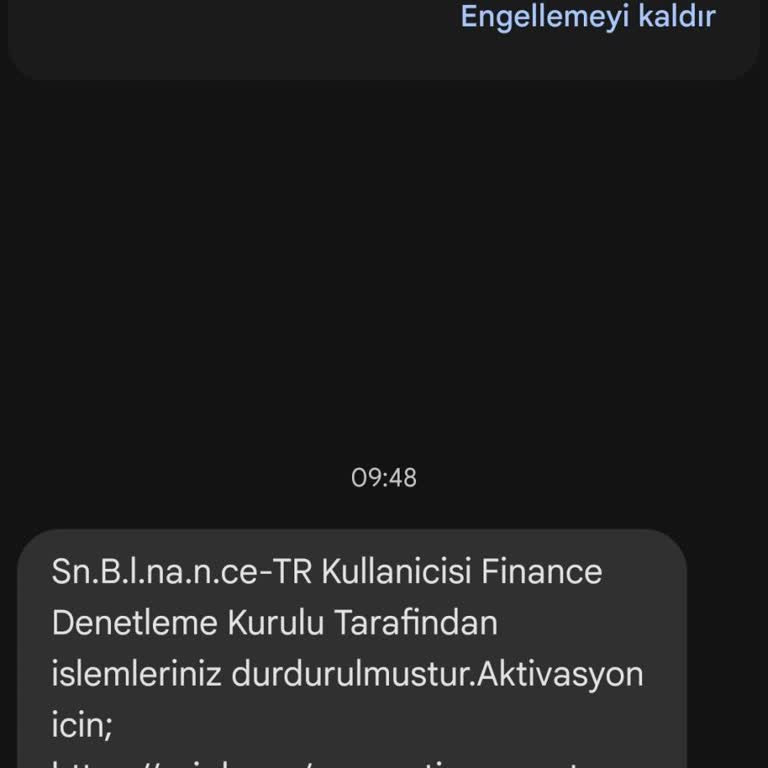 Binance Sındırgı Dh İsimli Mesaj Gönderici
