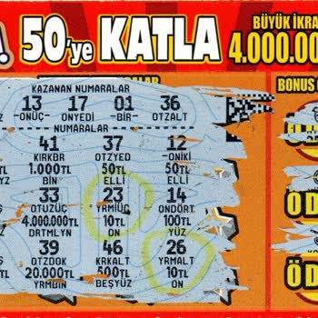 Milli Piyango Kazı Kazan 10 TL İkramiye