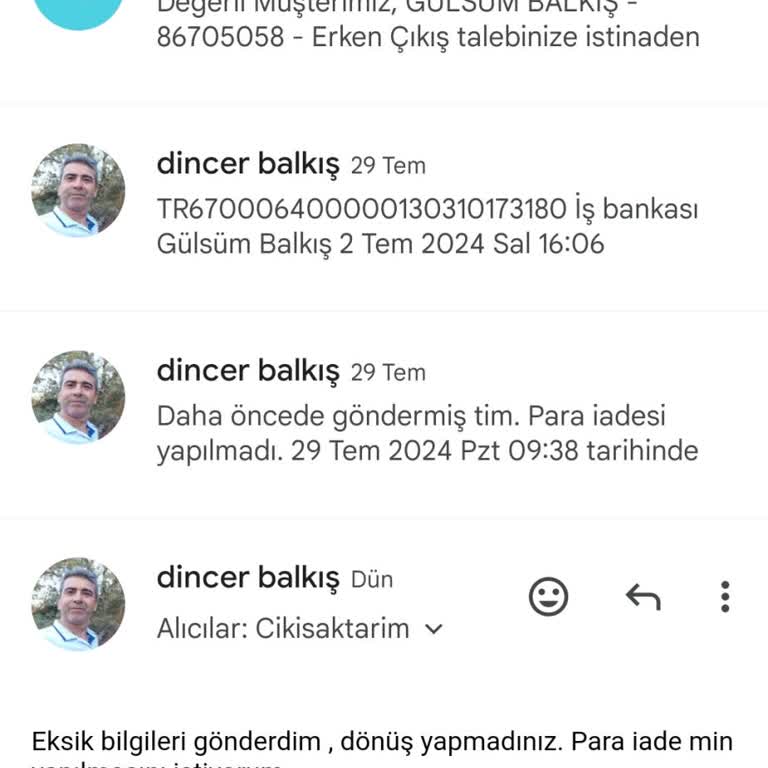 Fiba Emeklilik Çıkış Aktarım