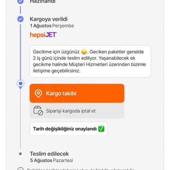 Hepsijet Kargom Şubede Ama Teslim Edilmiyor