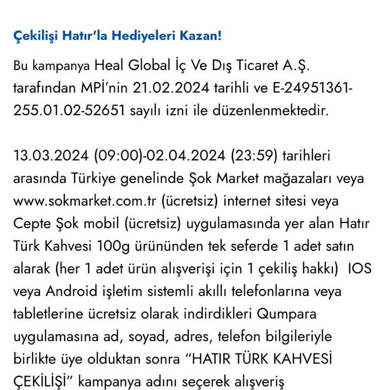 Karaca Züccaciye Firması Kazanmış Olduğum Ürünü Göndermedi