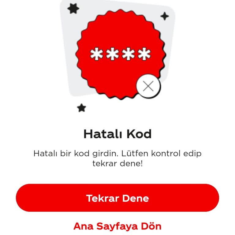 Fanta Kod Hatası Veriyor!