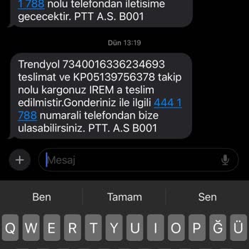 PTT Kargo İzmir Kemalpaşa Şubesi Teslimat Sorunu