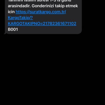 Sürat Kargo Yalova Bayraktepe Şubesi Şikayet