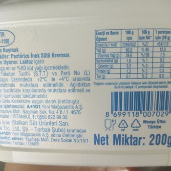 A101 Milkten Marka Kaymak Küflenmesi