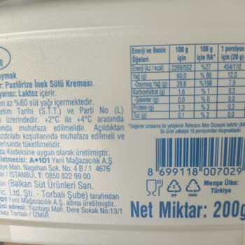 A101 Milkten Marka Kaymak Küflenmesi