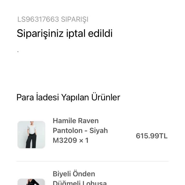 Lohusa Sepeti Para İadesi Yapılmıyor