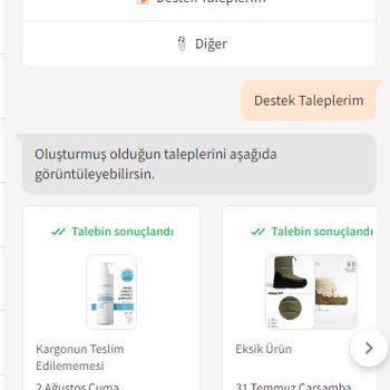 Oysho Eksik Ürün Gönderiyor