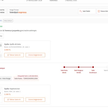 Oysho Eksik Ürün Gönderiyor