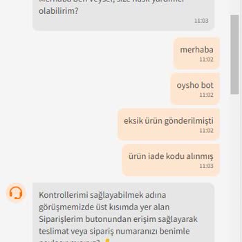 Oysho Eksik Ürün Gönderiyor