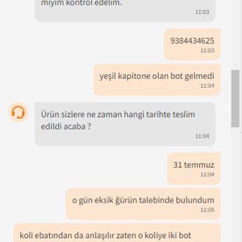 Oysho Eksik Ürün Gönderiyor