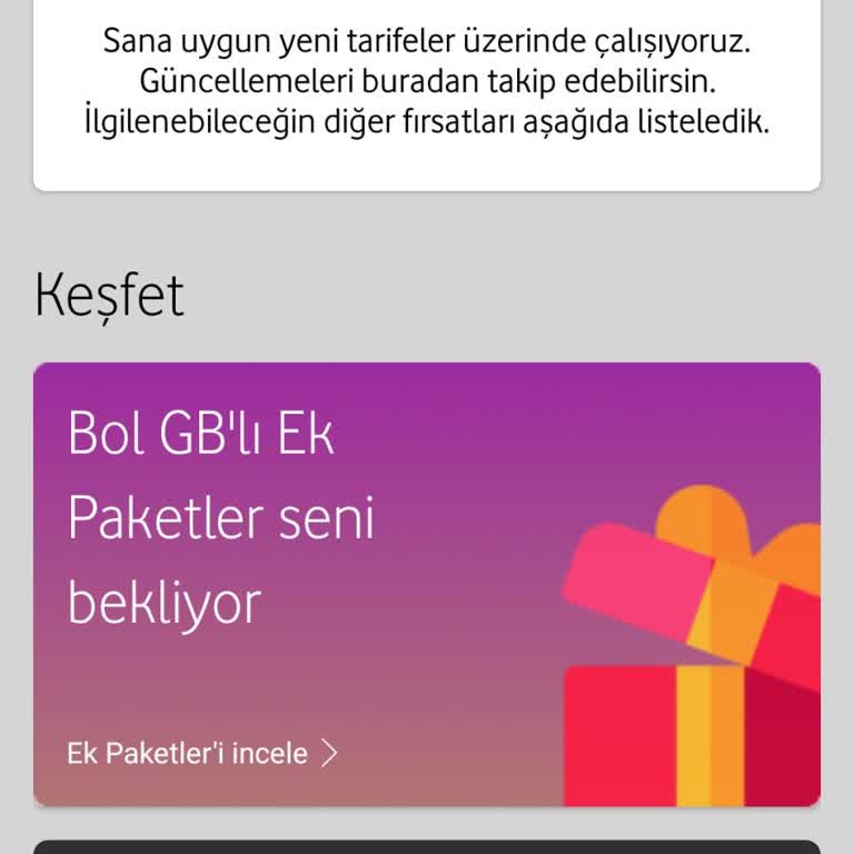 Vodafone Tarife Değişikliği Ve Fatura Sorunu
