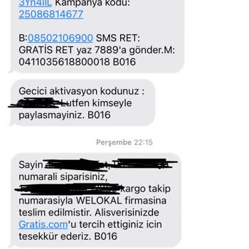 Welokal Kargo İle Sipariş Gelmiyor