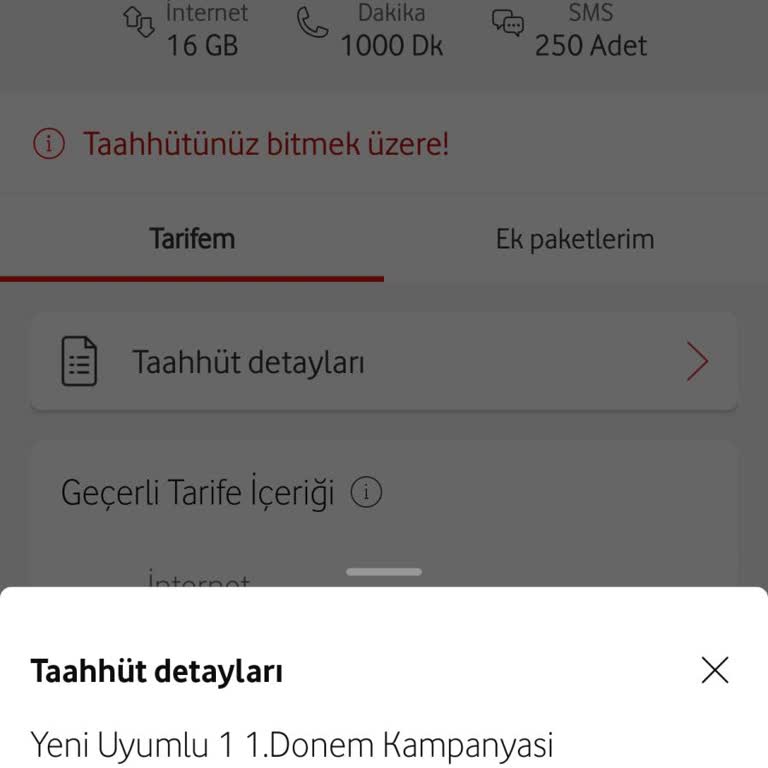 Vodafone Taahhüt İhlali Ve Yanıltıcı Bilgilendirme