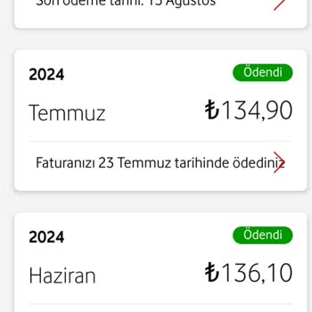 Vodafone Sürpriz Fatura Artışı Ve Yetersiz Müşteri Hizmetleri