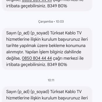 Kablo TV Kurulum Sorunu Ve Müşteri Hizmetleri Şikayeti