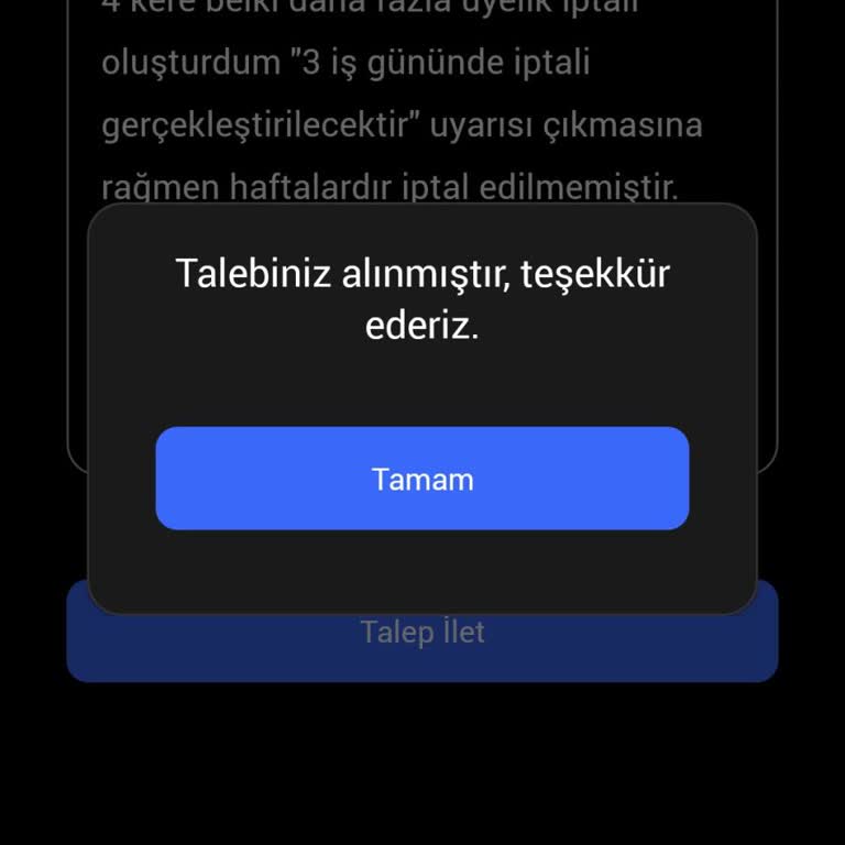 Muud İptal Etme Şikayetleri - Şikayetvar
