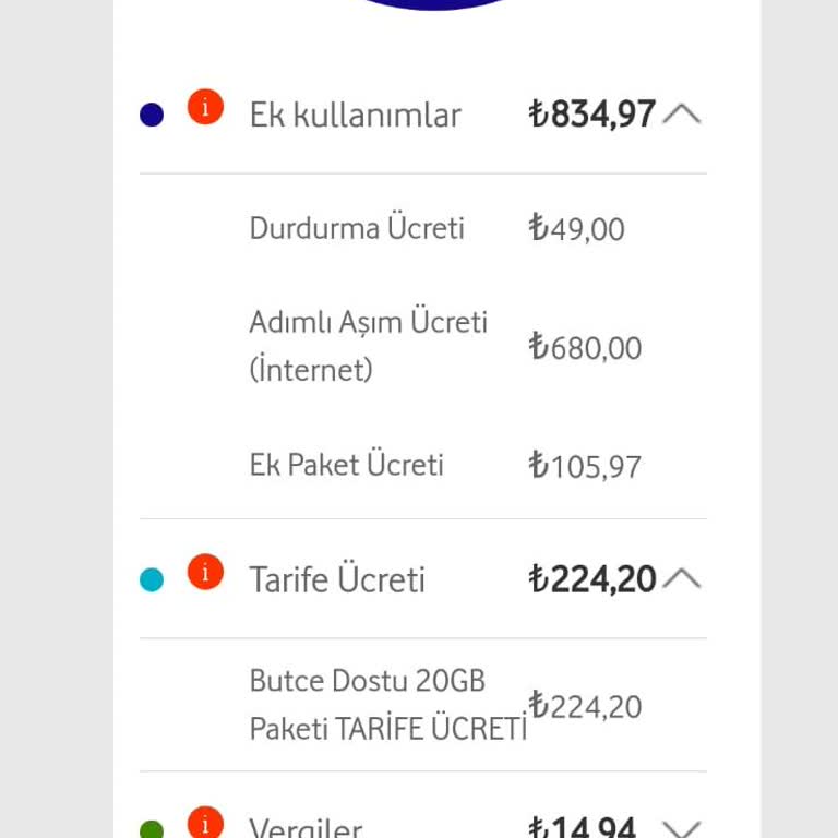 Vodafone Yüksek Fatura Ve Erişim Sorunları