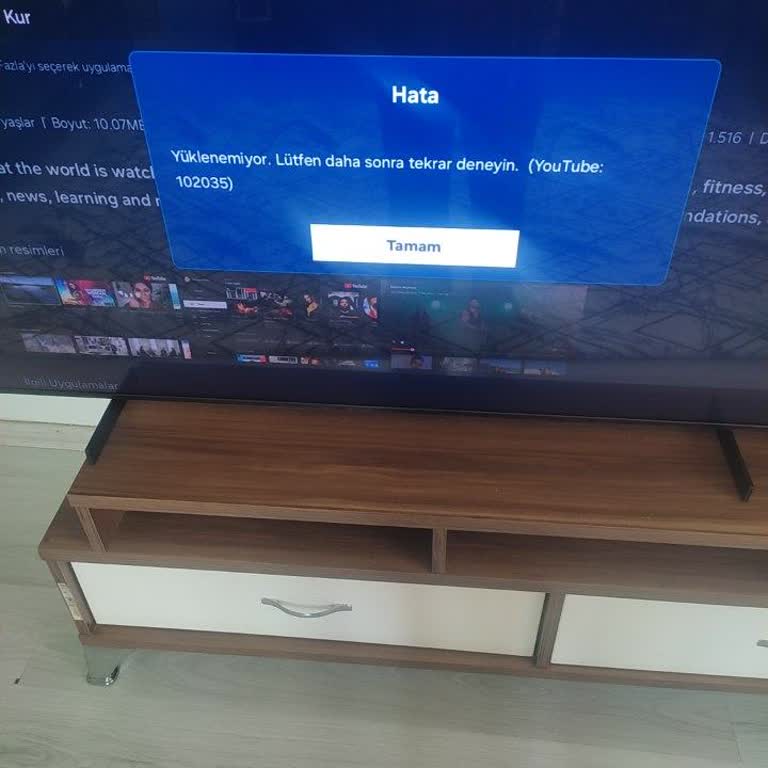 Samsung TV 102035 Hata Veriyor