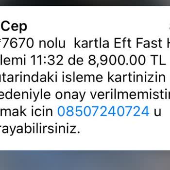 Pazarama - İş Bankası Paramın İadesini Yapamıyor.