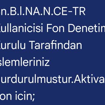 Binance Sn. B. İ. Na. N. CE-TR Mesaj
