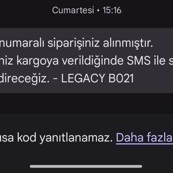 Legacy's Road Siparişleri Kargolamıyor, Ulaşım Sağlayamıyoruz