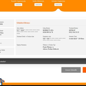 MNG Kargo Apartman Kapısına Bırakılan Kargo