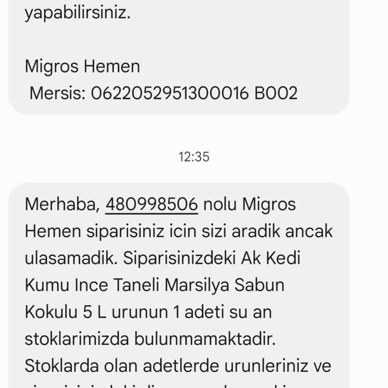 Migros Hemen Getir'de Stok Sorunu Ve Kupon Kullanımı