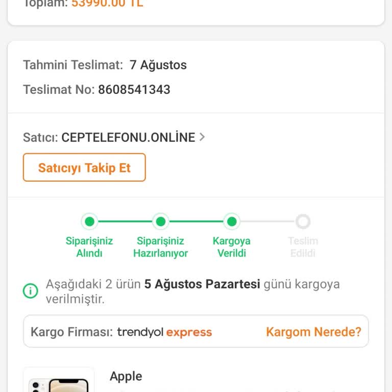Trendyol Kurumsal Alınan Ürünlerde İade Sorunu